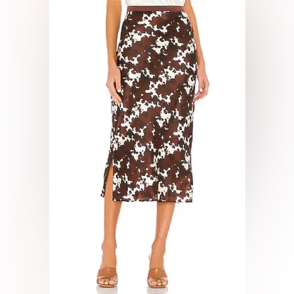 CAMI NYC The Jessica Midi Skirt in Bovine (15) - Picture 1 of 5